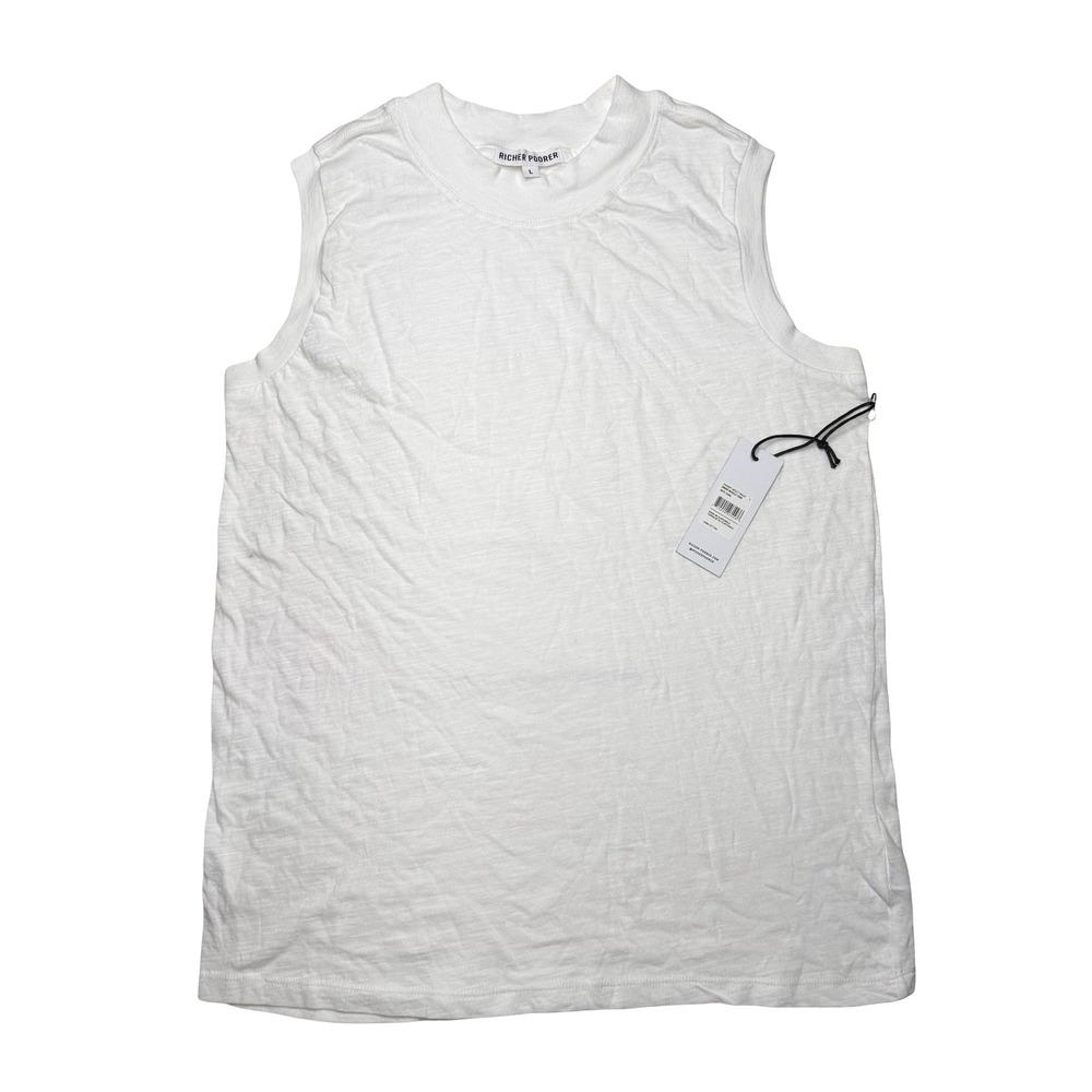 Richer Poorer women's muscle tank white shirt